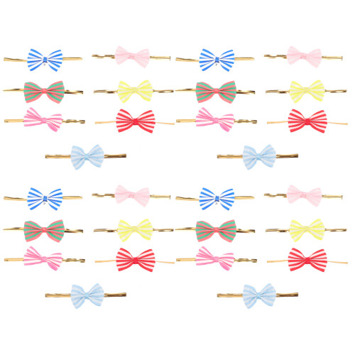 140Pièces Nœuds En Polyester Pour Sceau Couleurs Assorties