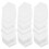 1600Pièces Gabarits Papier Hexagone Pour Quilting DIY Durable 3