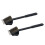4Pièces Gril Noir Plastique Barbecue Usage Extérieur 2