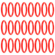 120Pièces Anneaux Colorés En Rouge Pour Jeu De Lancer Festif