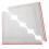 2Paires Pare-Éclaboussures Transparent Décor Vague 3