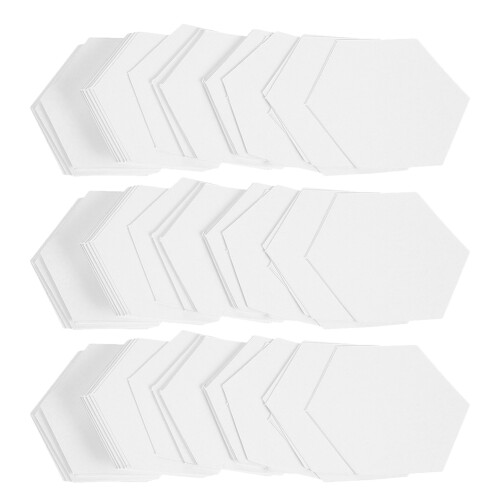 1600Pièces Gabarits Papier Hexagone Pour Quilting DIY Durable 1