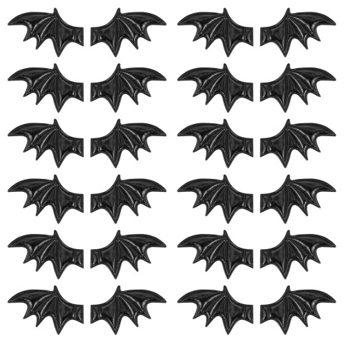 200Pièces Mini Ailes Chauve-Souris En PU Pour DIY