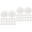 200Pièces Disques De De ABS Transparent Accessoires Légers 5