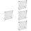 4Pièces Porte-Cd En Transparent Pied Stabilité Maison 8