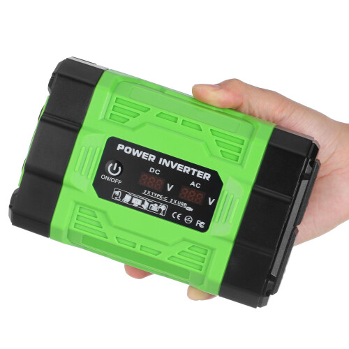 3Pièces Convertisseur Auto ABS Multi Ports USB Type-C Charge Rapide 2