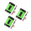3Pièces Convertisseur Auto ABS Multi Ports USB Type-C Charge Rapide 10