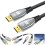 2Pièces Câble Display Port Pour Moniteur Et Console Noir En Aluminium 11