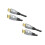 2Pièces Câble Display Port Pour Moniteur Et Console Noir En Aluminium 8