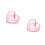 2Pièces Coupelles Ongles Verre Rose Pratique Décorative 6