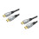 2Pièces Câble Display Port Pour Moniteur Et Console Noir En Aluminium 3