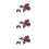 3Pièces Cascade Télécommandée Rouge Corps Enfants 5