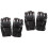 2Paires Kickboxing -Doigts Durables PU Eva Usage Colorés 6