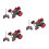 3Pièces Cascade Télécommandée Rouge Corps Enfants 9