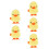 5Pièces Jouets Canards Peluche Douce À Remontage Amusement 8