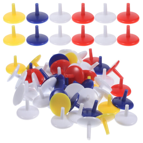 300Pièces Marqueurs Mini Golf ABS Couleur Vive Pour Alignement Précis 2