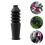 24Pièces Protection Flexible De Caoutchouc Noir Durable 11