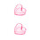 2Pièces Coupelles Ongles Verre Rose Pratique Décorative 7
