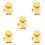 5Pièces Jouets Canards Peluche Douce À Remontage Amusement 5