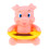 Thermomètre Bébé Rose Flottant 1