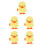 5Pièces Jouets Canards Peluche Douce À Remontage Amusement 9