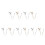 10Pièces Broche Aigle Accessoire Vêtements Couleurs 9