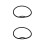 2Pièces Collier Silicone Noir Pour Régulateur Étanche 9