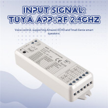 Tuya LED Controlador 5 em 1 Dimmer CCT RGBW RGBWW RGBCCT Faixa Life Wifi 2.4G RF Controlador Remoto 12-24V WT5