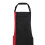 Premier (One Size, Black/Red) Premier Contrast Bibbed Full Apron 2