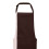 Premier (One Size, Brown/Natural) Premier Contrast Bibbed Full Apron 2