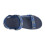 (7 UK, Navy/Grey) PDQ Mens Logo Sandals 2