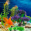 8Pièces Décor Aquarium Plantes Résine Violet Imperméables 10