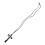 2Pièces Décorations Croix Vintage Pour Intérieur 1