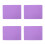 4Pièces De Modelage Violet, Mat De Décoration Gâteau Résistant 7