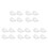 5Pièces Tube Flexible Transparent Compatible Appareils Beauté 10