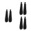 6Pièces Accessoires Bébé Poussette Noir Oxford Confortable 7