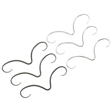 12Pièces Anneaux De Nez Acier Inoxydable Mustache Style Septum Multi