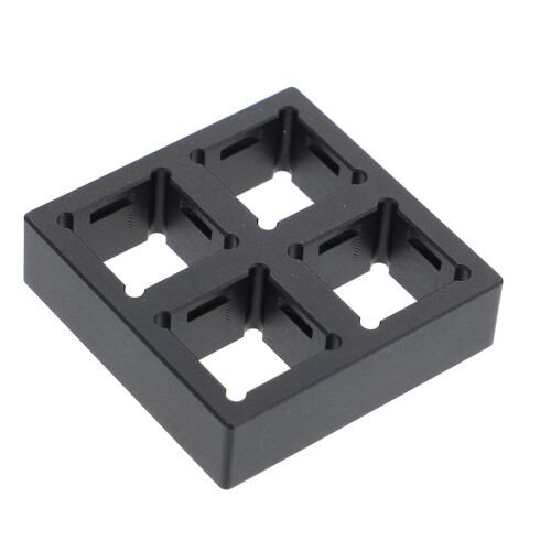 2Pièces Support Tester Clavier Mécanique Aluminium Noir Pratique