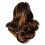 4Pièces Extensions À Clip Cravate Queue De Bouclée 1