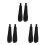 6Pièces Accessoires Bébé Poussette Noir Oxford Confortable 4