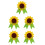 5Ensembles Kit Broche Fleurs Non Matériel DIY Enfants 9