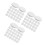 150Pièces Tampons Ponçage Ongles Blancs Mains 7