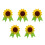 5Ensembles Kit Broche Fleurs Non Matériel DIY Enfants 6