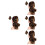 4Pièces Extensions À Clip Cravate Queue De Bouclée 7