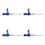 4Ensembles Ensemble Hydraulique Alliage Bleu Ajustable 9