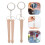 8Pièces Mini Baguettes Batterie Bois - Design Beige 10