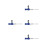 4Ensembles Ensemble Hydraulique Alliage Bleu Ajustable 8