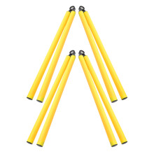 4Pièces Poteaux Réutilisables ABS Métal Couleur