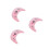 3Pièces Oreiller Rose LED Lumineux Hiver 7