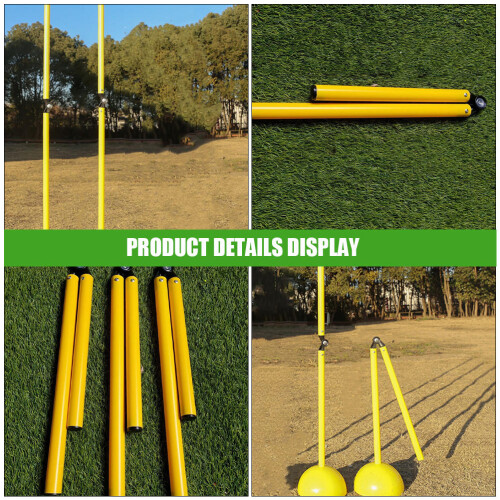 4Pièces Poteaux Réutilisables ABS Métal Couleur 2
